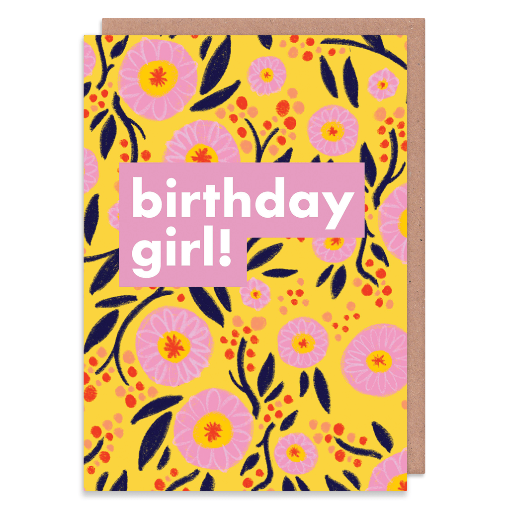 Birthday Girl' birthday card